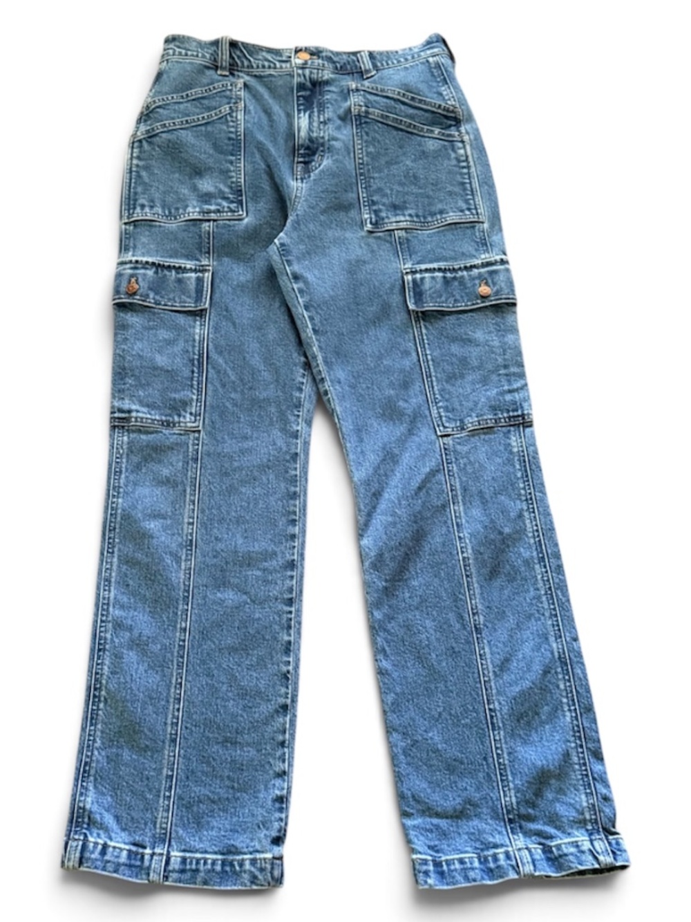Madewell 90's Straight Cargo Utility Jeans Size 28